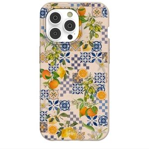 NEW Pela Pink Seashell Amalfi Fruits Coastal iPhone 14 Pro Case